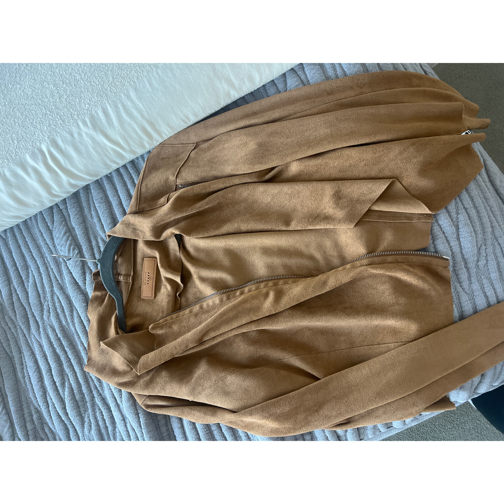 Blank NYC Suede jacket in Brown